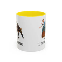 I Have Concerns Art History Coffee Mug: Mrs. Schuyler Burning Her Wheat Fields - BIG FRENCHIES