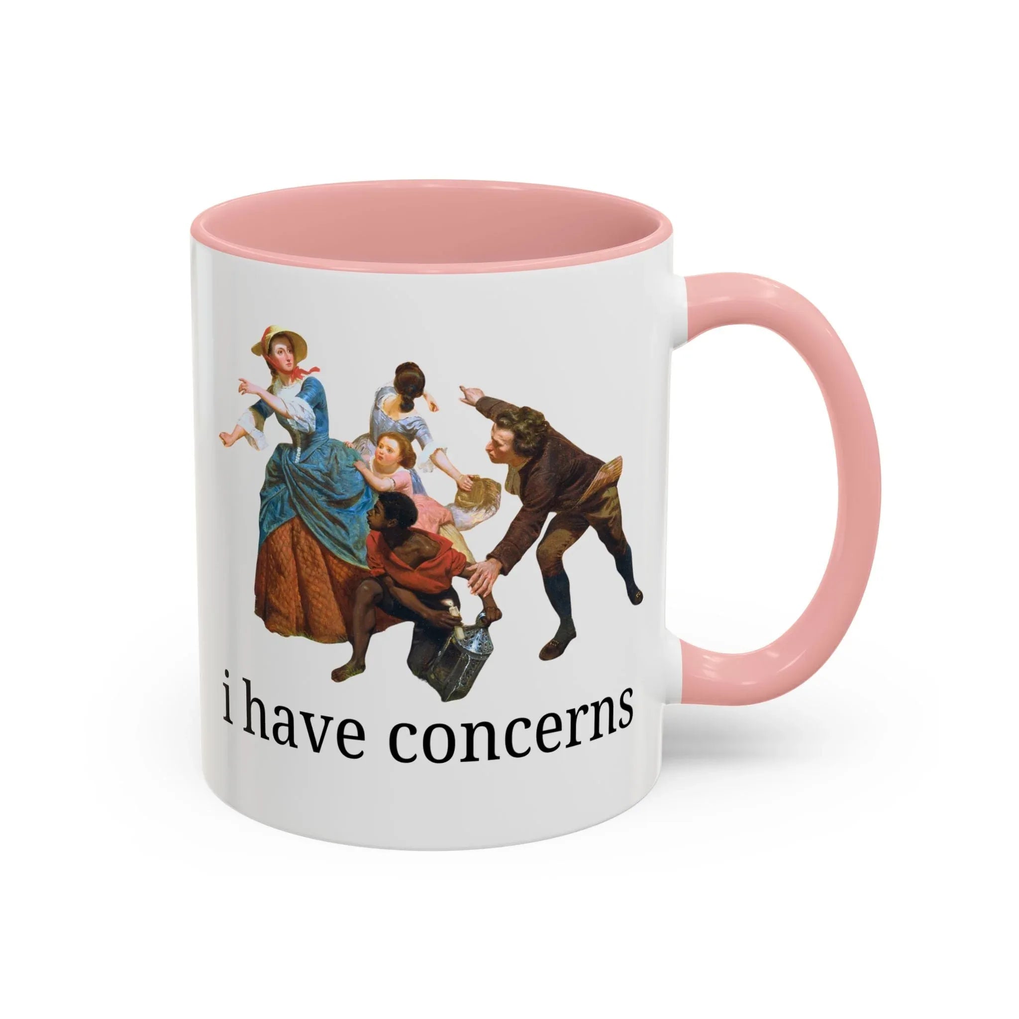 I Have Concerns Art History Coffee Mug: Mrs. Schuyler Burning Her Wheat Fields - BIG FRENCHIES