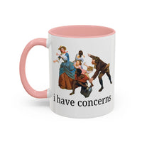 I Have Concerns Art History Coffee Mug: Mrs. Schuyler Burning Her Wheat Fields - BIG FRENCHIES