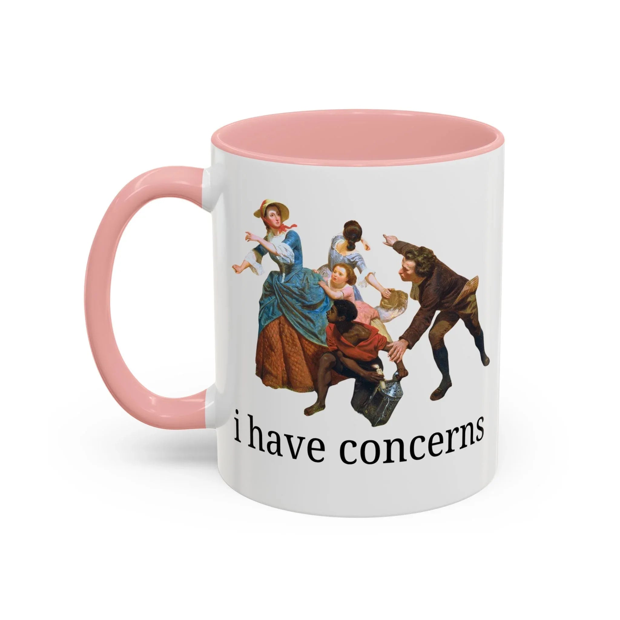I Have Concerns Art History Coffee Mug: Mrs. Schuyler Burning Her Wheat Fields - BIG FRENCHIES