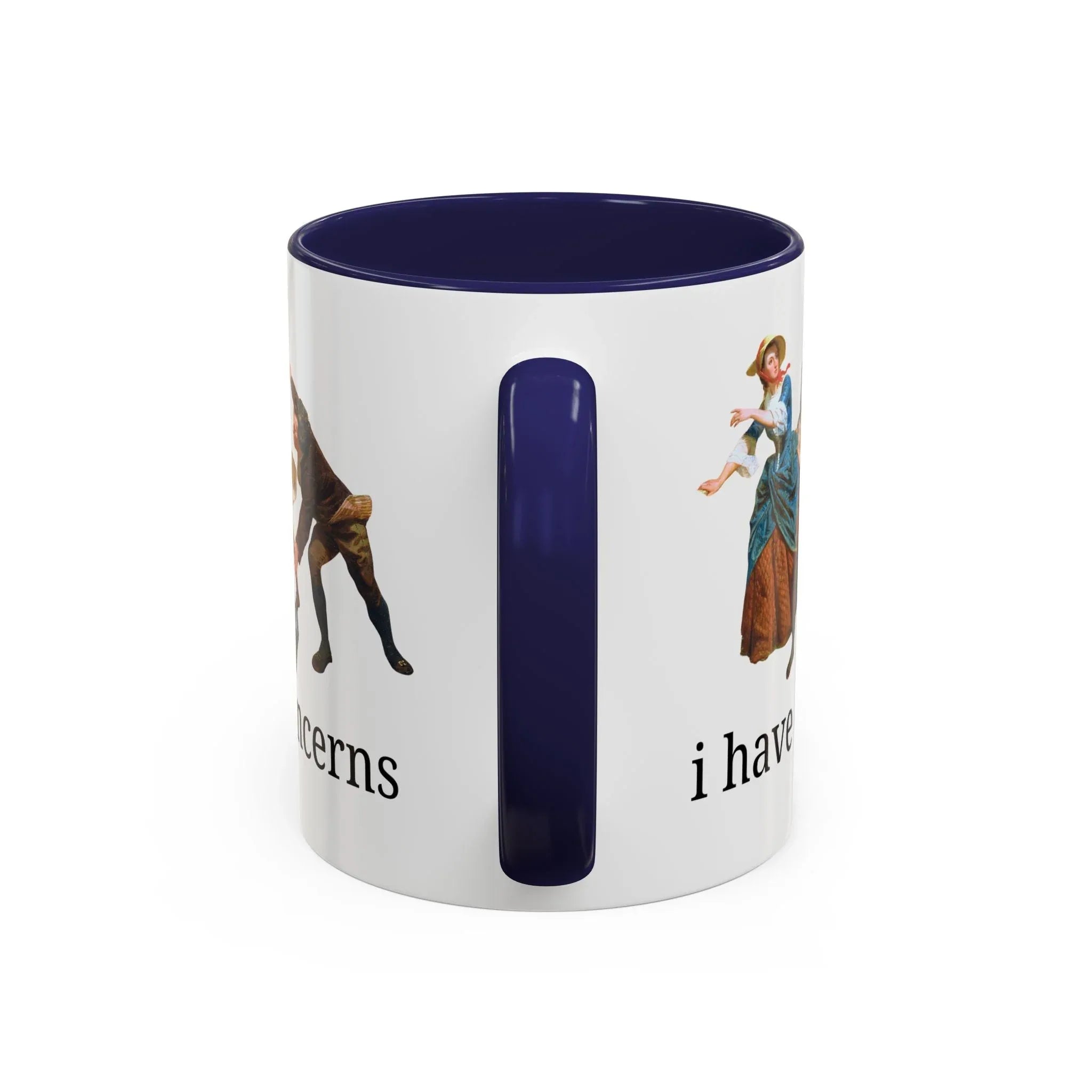 I Have Concerns Art History Coffee Mug: Mrs. Schuyler Burning Her Wheat Fields - BIG FRENCHIES