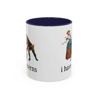 I Have Concerns Art History Coffee Mug: Mrs. Schuyler Burning Her Wheat Fields - BIG FRENCHIES