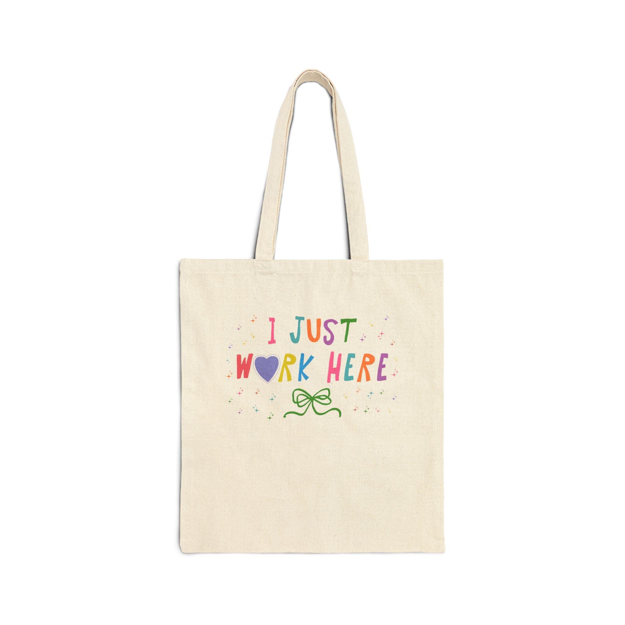 I Just Work Here Funny Tote Bag - BIG FRENCHIES