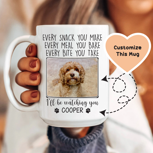 I’ll Be Watching You Custom Pet Mug - BIG FRENCHIES