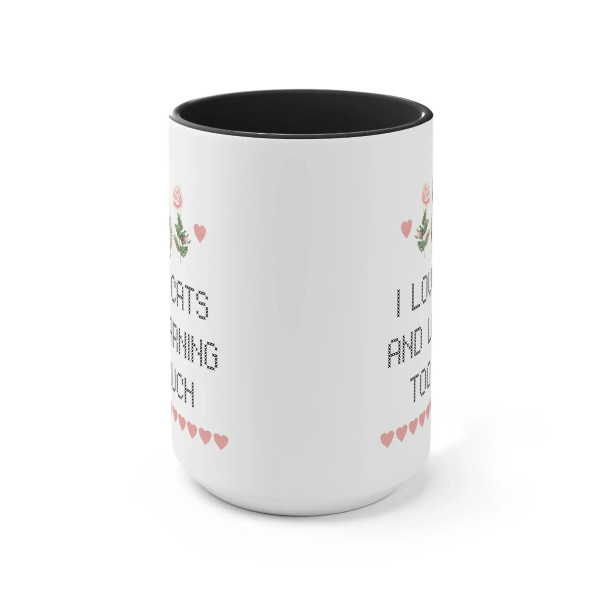 I Love Cats and Learning Too Much Coffee Mug - BIG FRENCHIES