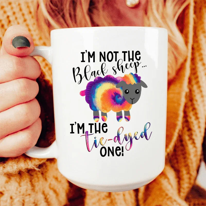 I'm The Tie-Dyed Sheep Ceramic Mug 15 oz - BIG FRENCHIES