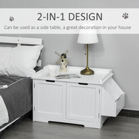 Cat Litter Box Nightstand End Table Enclosure - BIG FRENCHIES
