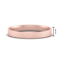 Ice Textured Mens 5mm Comfort Fit Wedding Band