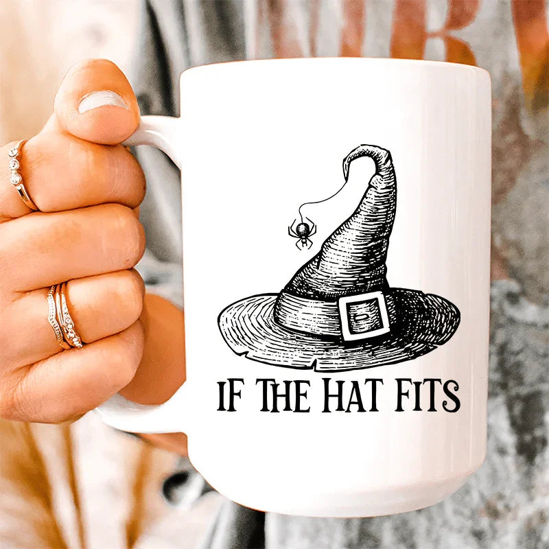 If The Hat Fits Ceramic Mug 15 oz - BIG FRENCHIES