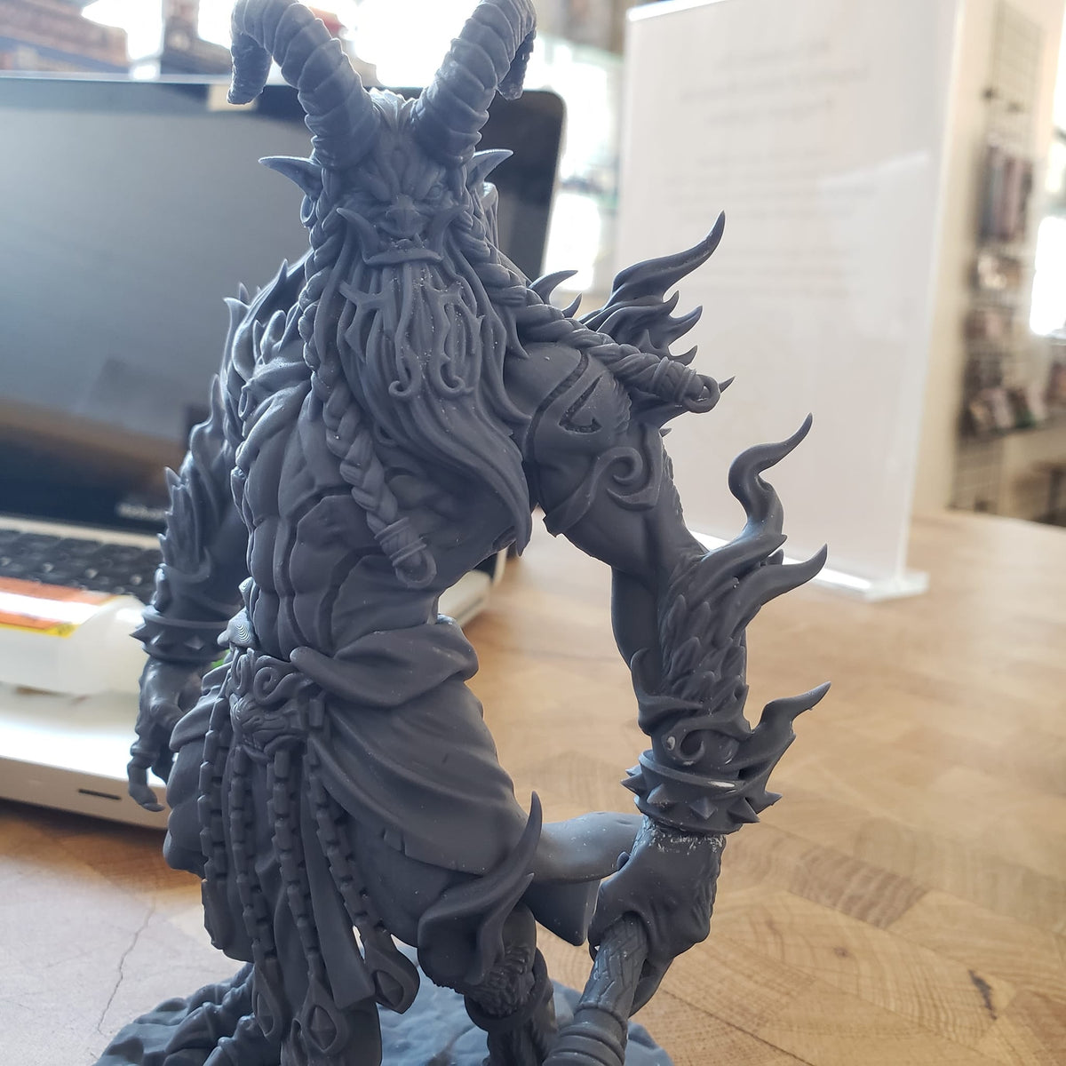 Ifrit, Monarch of Flames-3D Printed Miniatures-BIG FRENCHIES-All Systems Go Games