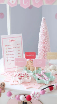 Pink & Red Hot Cocoa Dramatic Play Printables