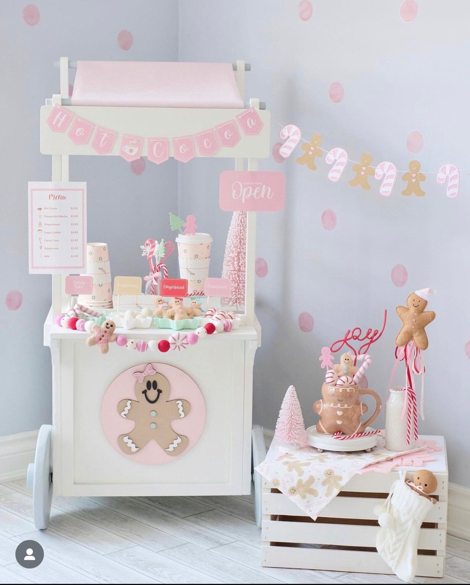 Pink & Red Hot Cocoa Dramatic Play Printables