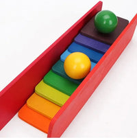 11 Pcs Wooden Rainbow Rectangular Building Boards in Primary Colors - BIG FRENCHIES