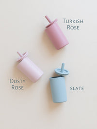 Silicone Straw Cup for Babies & Toddlers - more colors