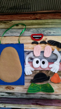 Build Your Own Spud Quiet Activity Bag - Quiet Book Page - Fun Activity Bag - learning - toddler busy bag - gift for toddler - classroom - BIG FRENCHIES