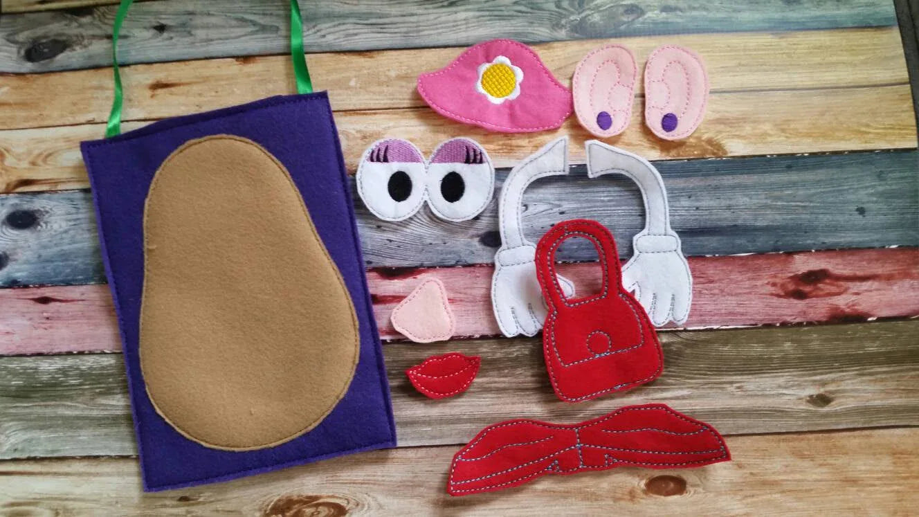 Build Your Own Spud - toddler Quiet Activity Bag - quiet book page - activity bag - busy bag - toddler learning - preschool gift idea - BIG FRENCHIES