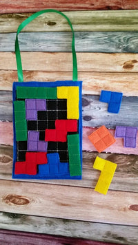 Build Your Own Block Puzzle Board Quiet Activity Bag - Quiet Book Page - Fun Activity Bag - Learning - Educational - busy bag - classroom - BIG FRENCHIES