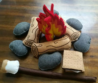 Felt Campfire Play Set, Kids Pretend Play Toy, Unique Birthday Gift
for Children - BIG FRENCHIES