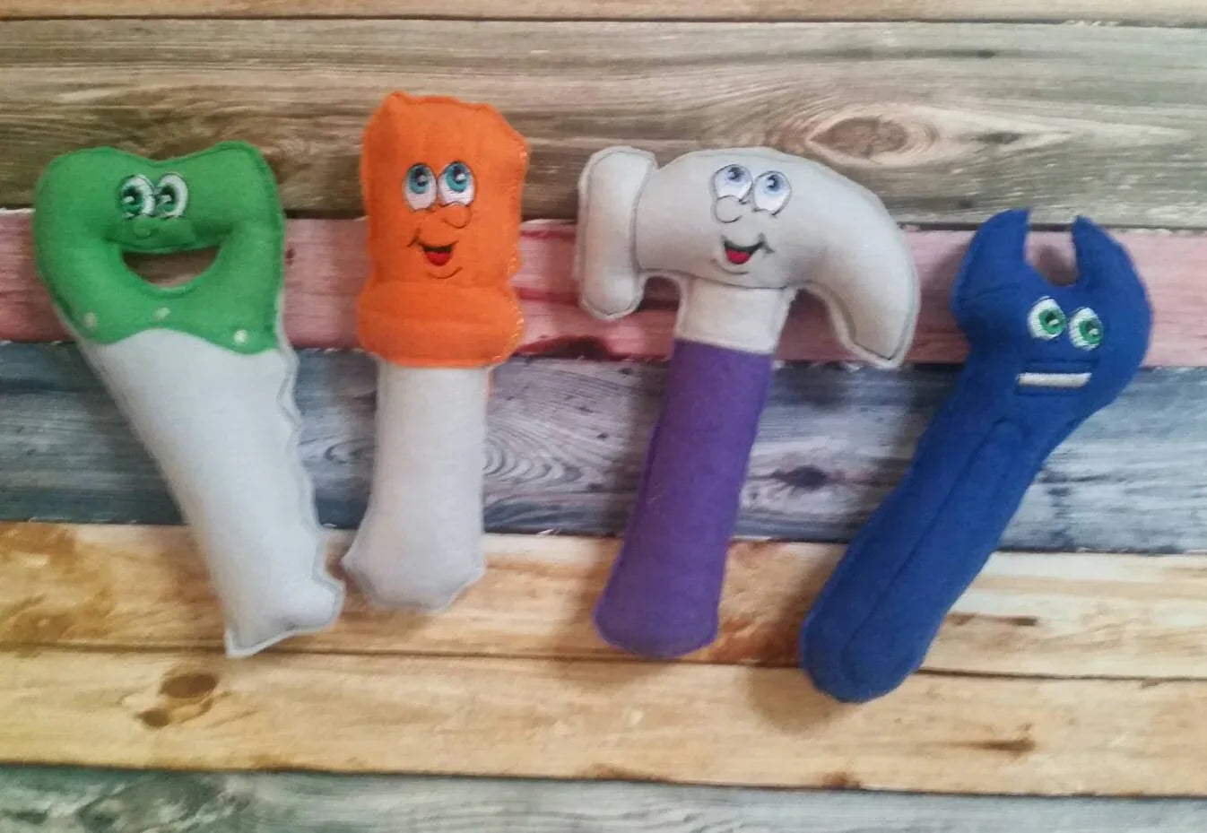 Tool set for kids - Soft tools - play tools - Toddler Toy - learning toy - preschool - plushie - photography prop - present for kids - BIG FRENCHIES