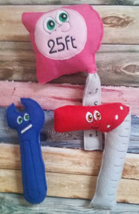 Tool set for kids - Soft tools - play tools - Toddler Toy - learning toy - preschool - plushie - photography prop - present for kids - BIG FRENCHIES