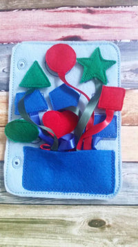 Toddler quiet book- quiet book pages - shapes - matching game - learn shapes - Build your own quiet book - busy book - activ - BIG FRENCHIES