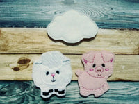 Felt Farm - Playset - felt board - Quiet toy - Learning - Educational Toy - Barn - Farm Animals - farm play set - pretend play - eieio - BIG FRENCHIES
