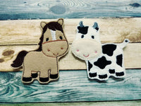 Felt Farm - Playset - felt board - Quiet toy - Learning - Educational Toy - Barn - Farm Animals - farm play set - pretend play - eieio - BIG FRENCHIES