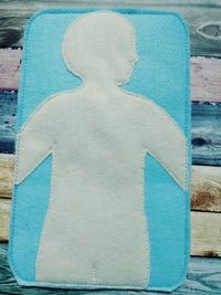 Anatomy board - felt board with 15 organ pieces - learning board - Medical Play Set - human body - busy board - quiet book page - activity - BIG FRENCHIES