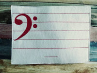 Learn How To Read Music - Quiet game board - music teacher tool- Felt Music Game - Movable Music Notes - bass clef - Music Scale - learning - BIG FRENCHIES