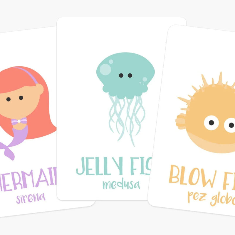 Sea Animals Flashcards - BIG FRENCHIES