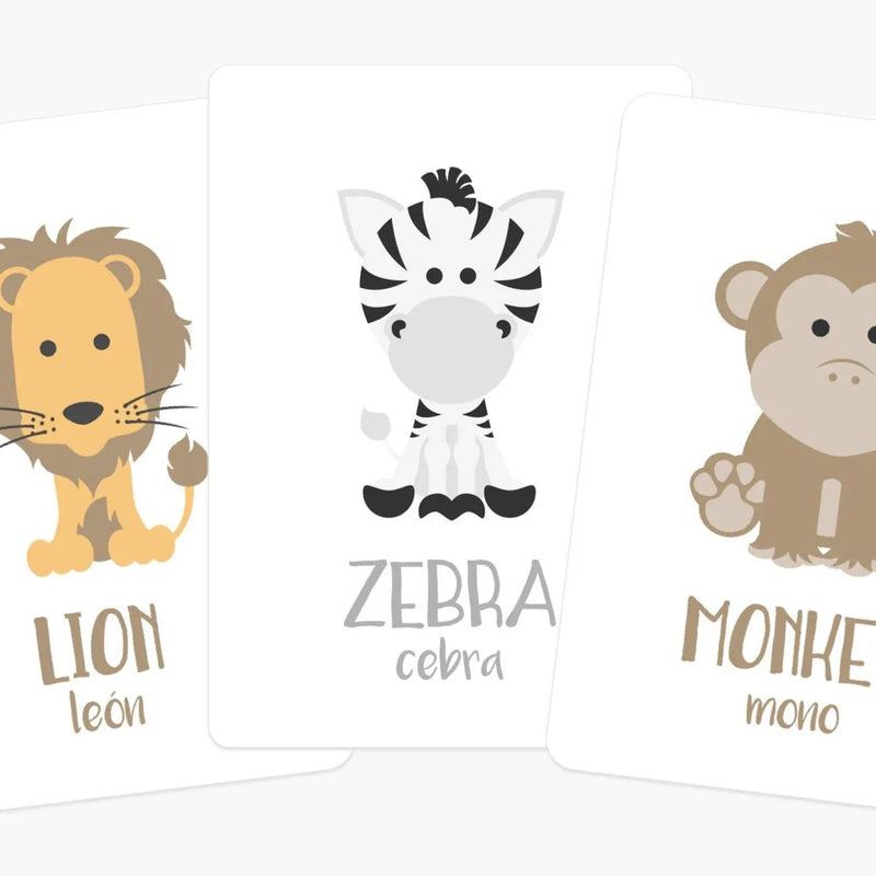 Safari Animal Flashcards - BIG FRENCHIES