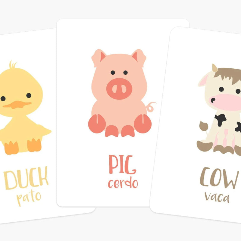 Farm Animal Flashcards - BIG FRENCHIES