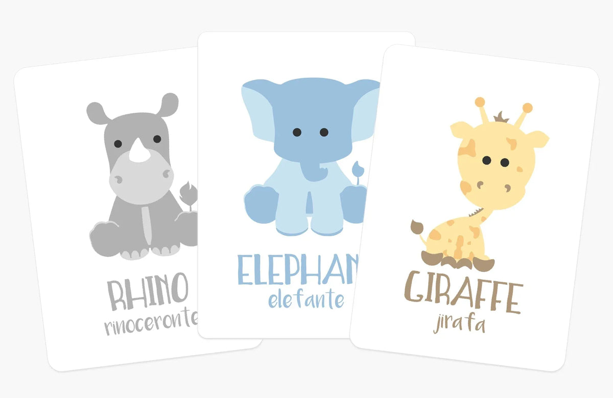 Safari Animal Flashcards - BIG FRENCHIES