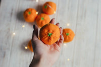 Mandarin / Tangerine orange citrus felt fruit - BIG FRENCHIES
