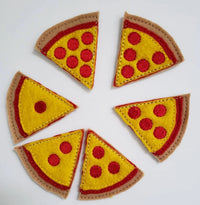 Learn to count - felt pizza counting quiet book page - number match - quiet book page - busy book - BIG FRENCHIES