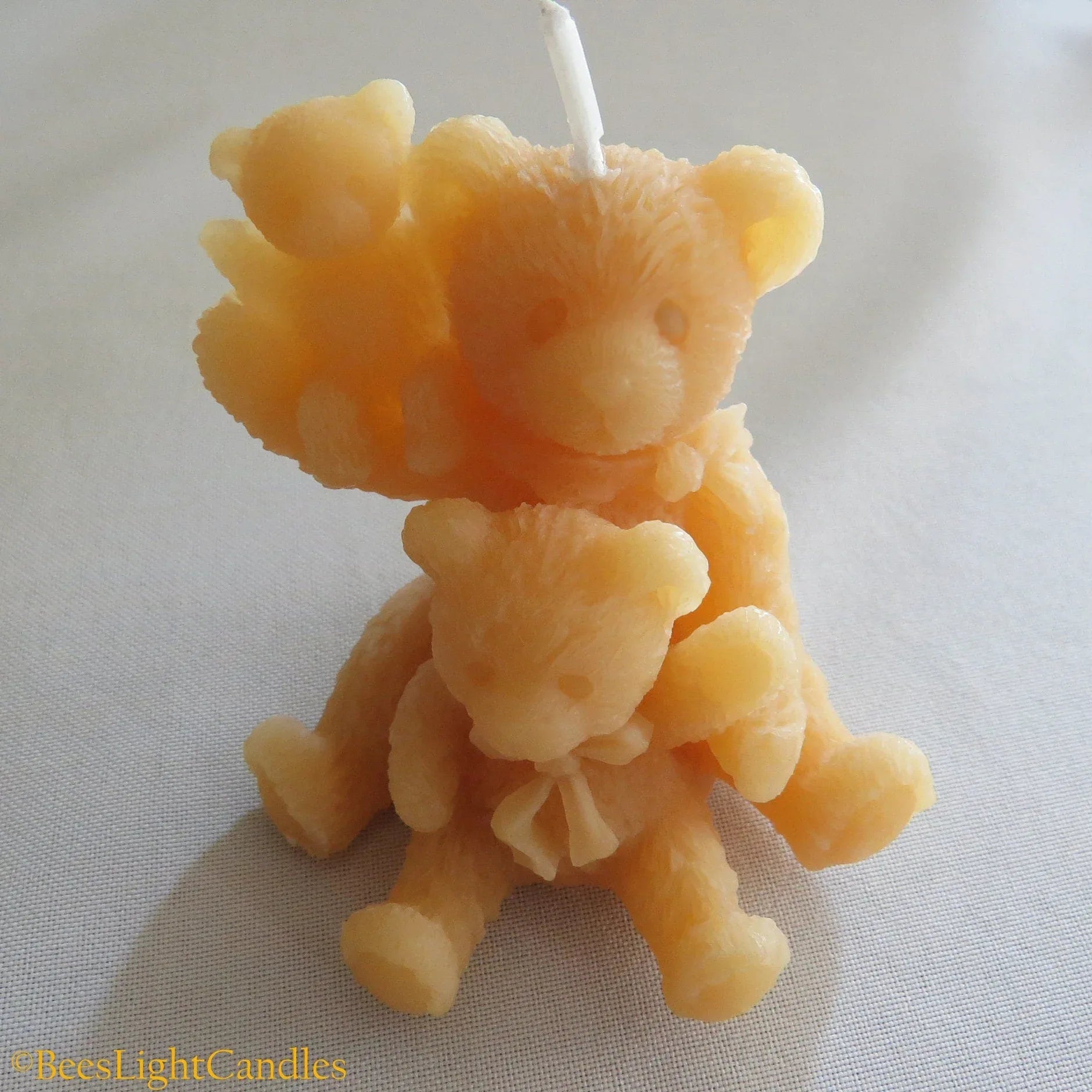 Teddy Bear Family Beeswax Candle - BIG FRENCHIES
