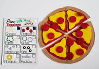 Felt Food Pizza - pretend play Pizza Restaurant play set - felt food - pretend play - build your own - BIG FRENCHIES