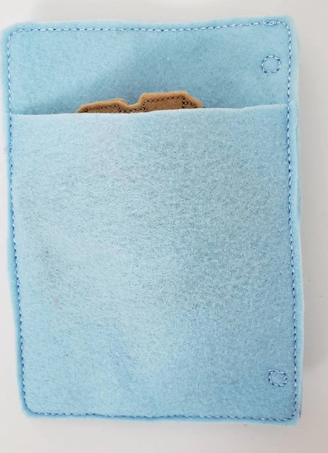 Felt dog finger puppet quiet book page - activity page - busy book - learning page - BIG FRENCHIES