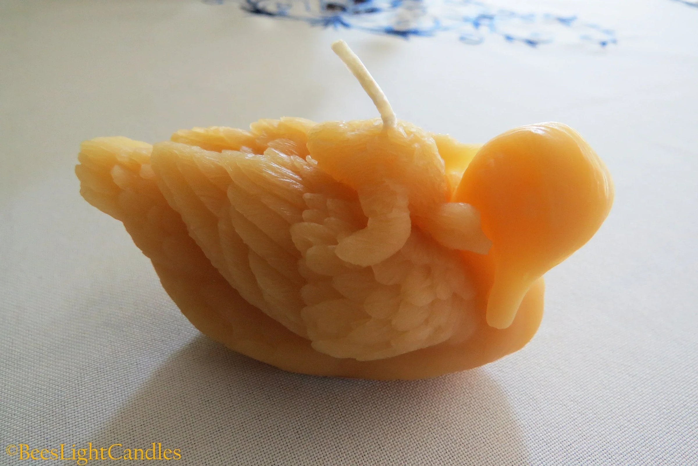 Swan with Baby Beeswax Candle - BIG FRENCHIES