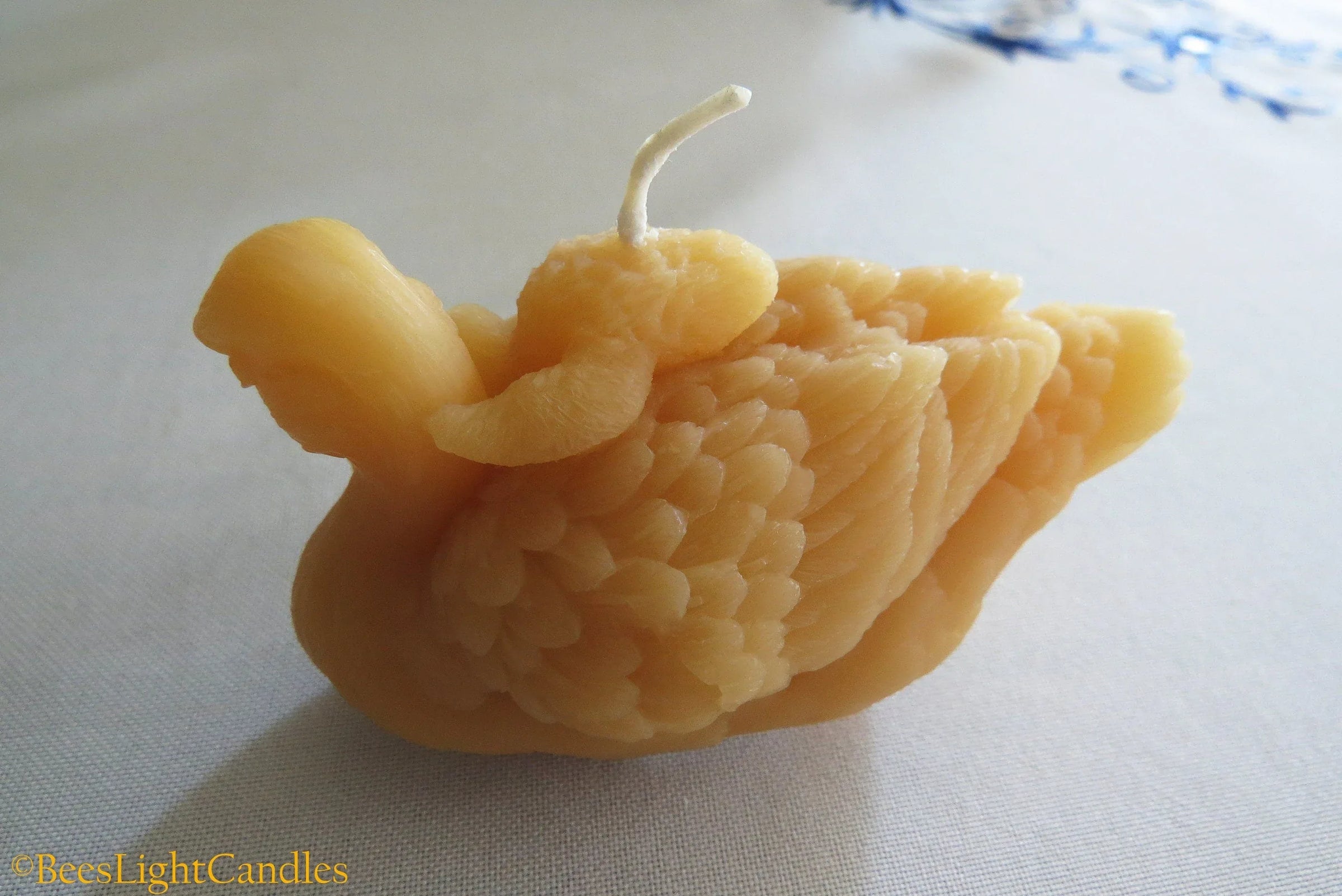 Swan with Baby Beeswax Candle - BIG FRENCHIES