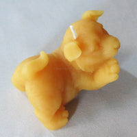 Puppy Dog Giving Paw Beeswax Candle - BIG FRENCHIES