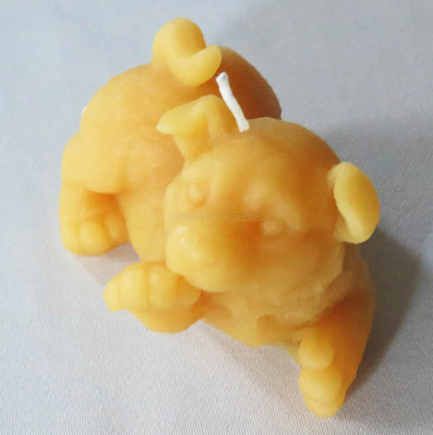 Puppy Dog Giving Paw Beeswax Candle - BIG FRENCHIES