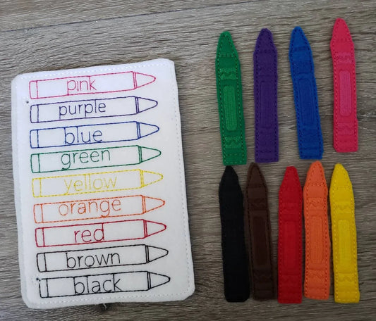 Color Match game - Activity Bag - color match - learning toy - busy bag - activity bag - quiet toy - educational game - School - classroom - BIG FRENCHIES