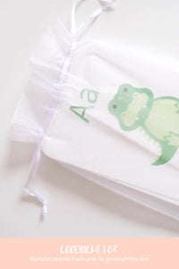 Animal Alphabet Flashcards – A to Z Learning Cards for Toddlers and Preschoolers