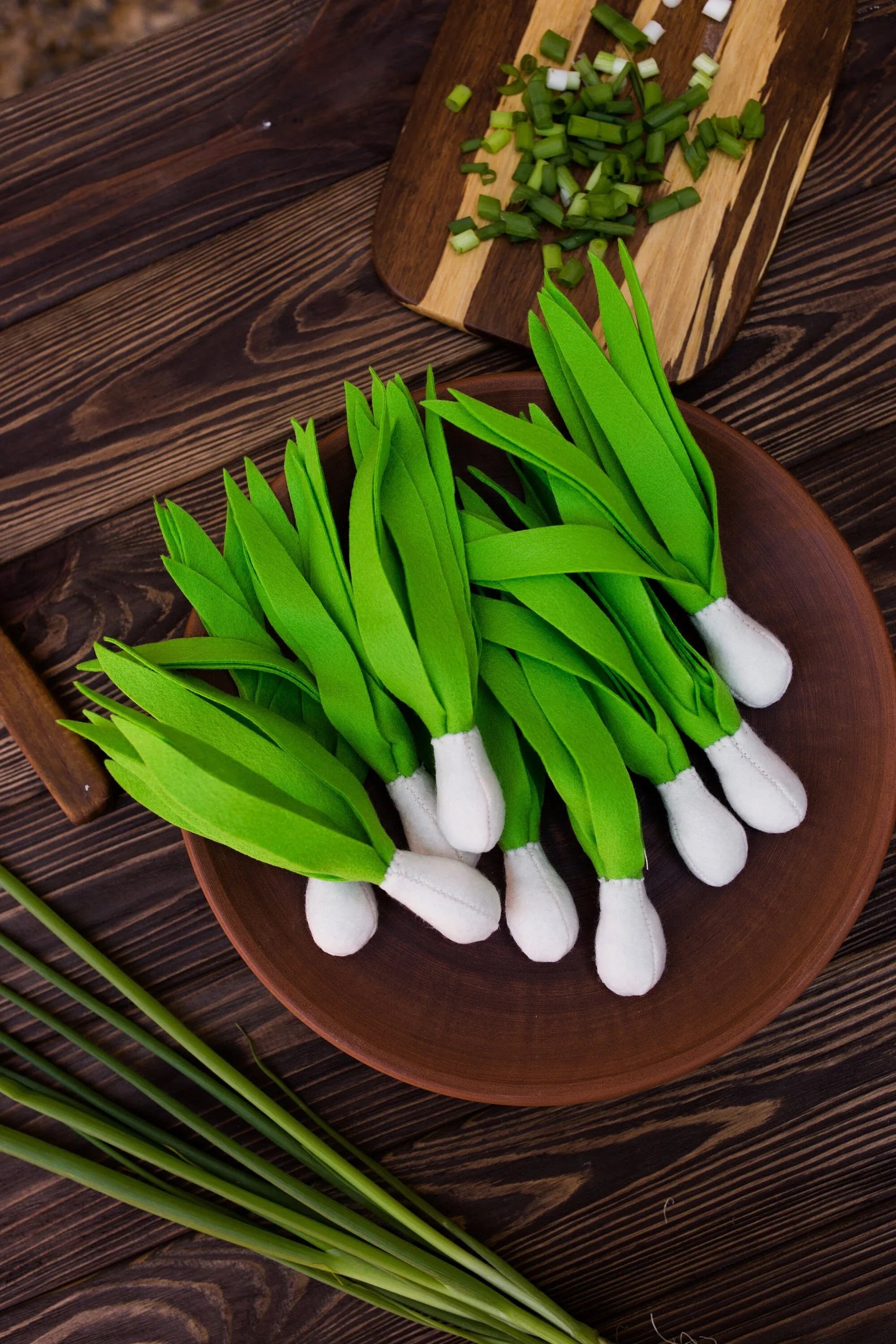 Green onion play food - BIG FRENCHIES