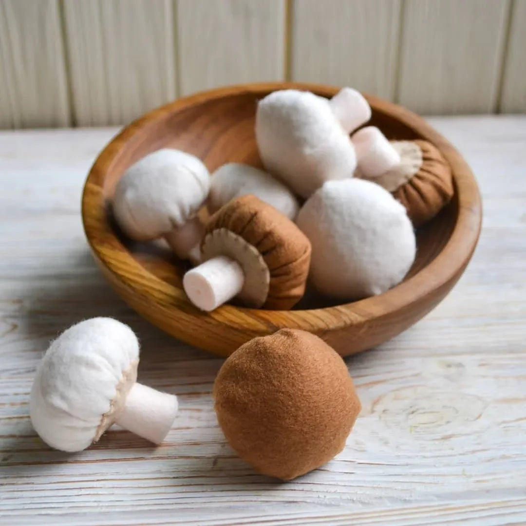 Mushroom felt food, vegetable - BIG FRENCHIES