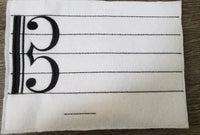 Learn How To Read Music - Quiet game board - music teacher tool- Felt Music Game - Movable Music Notes - alto clef - Music Scale - BIG FRENCHIES