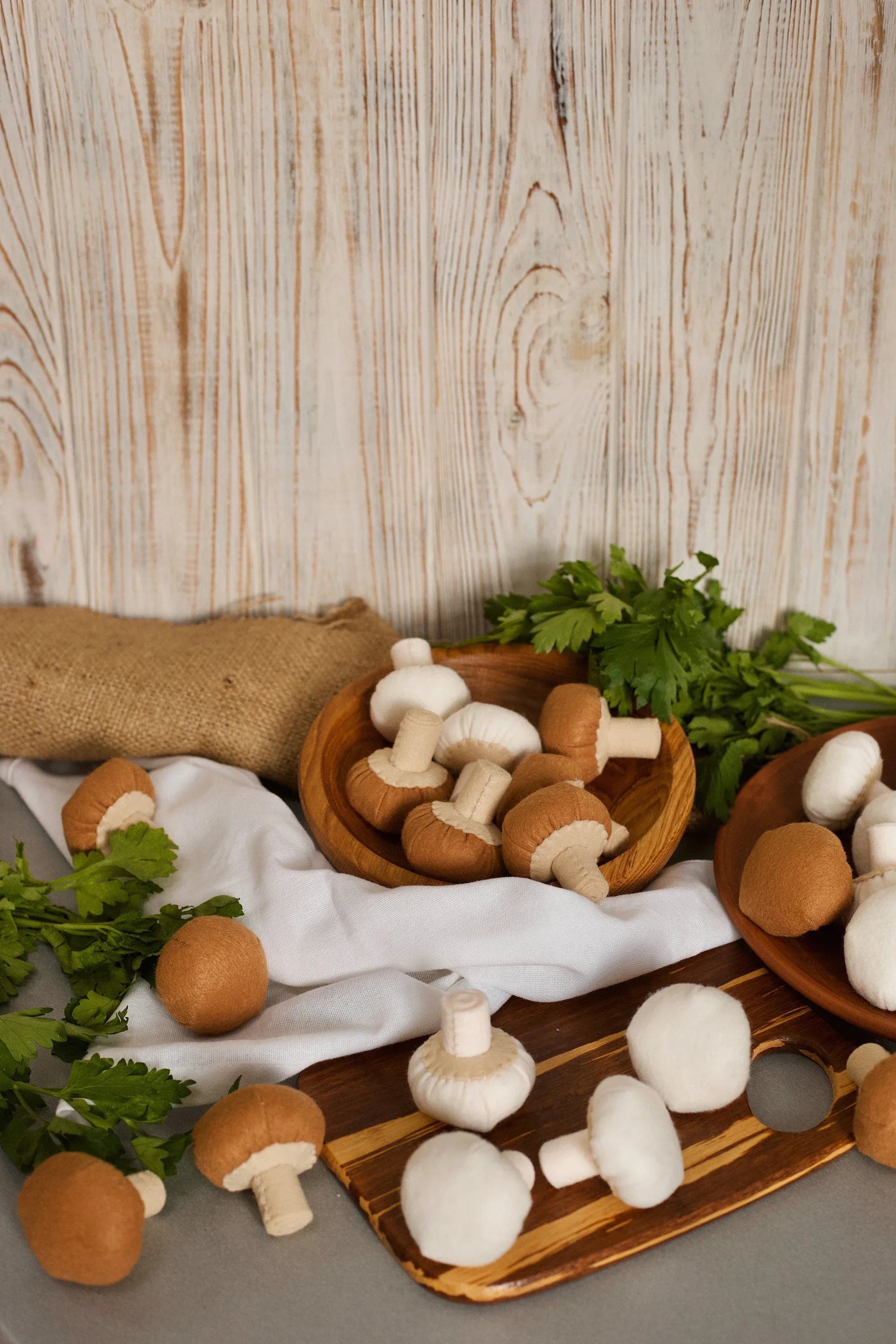 Mushroom felt food, vegetable - BIG FRENCHIES