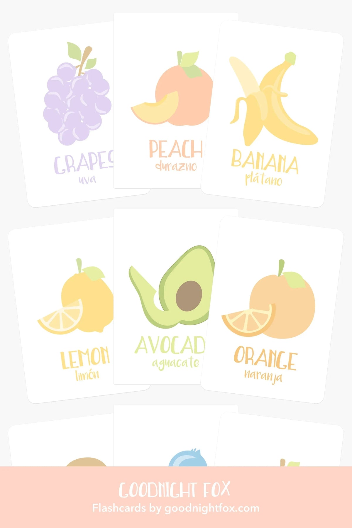 Fruit Flashcards - BIG FRENCHIES