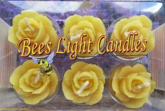 Rose Tealight Candles - BIG FRENCHIES